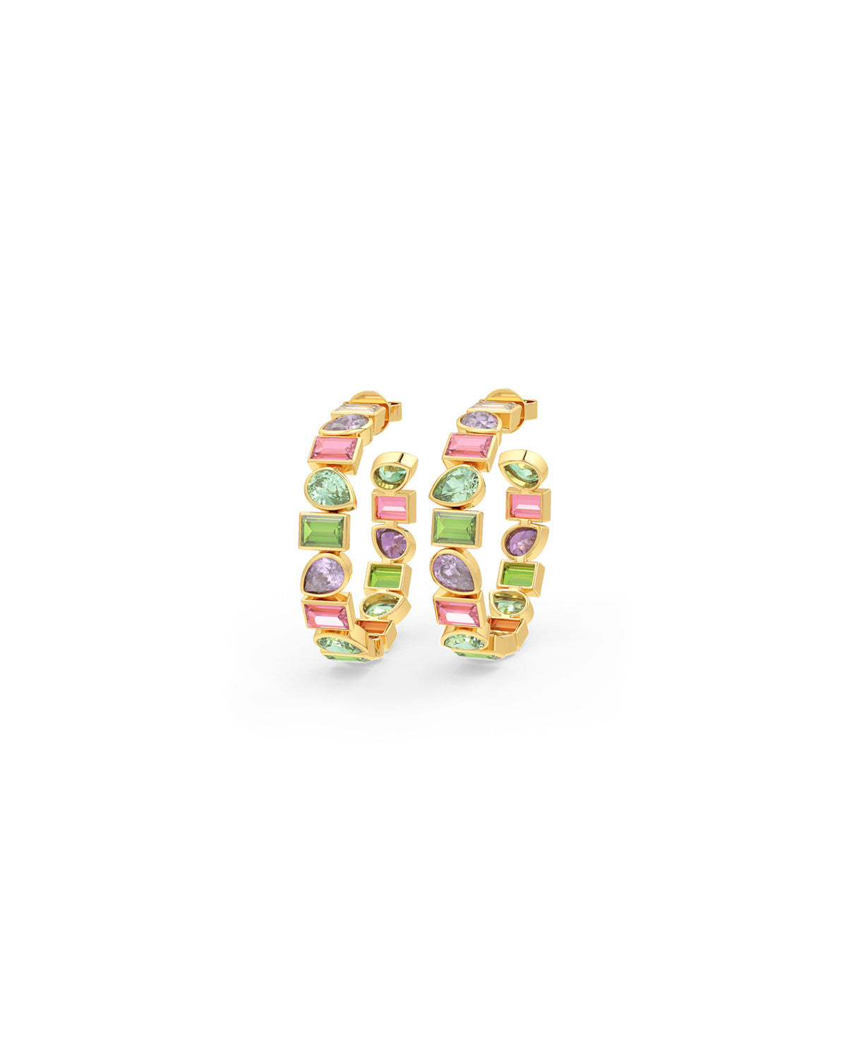 Serena Glow Full Hoop Earrings