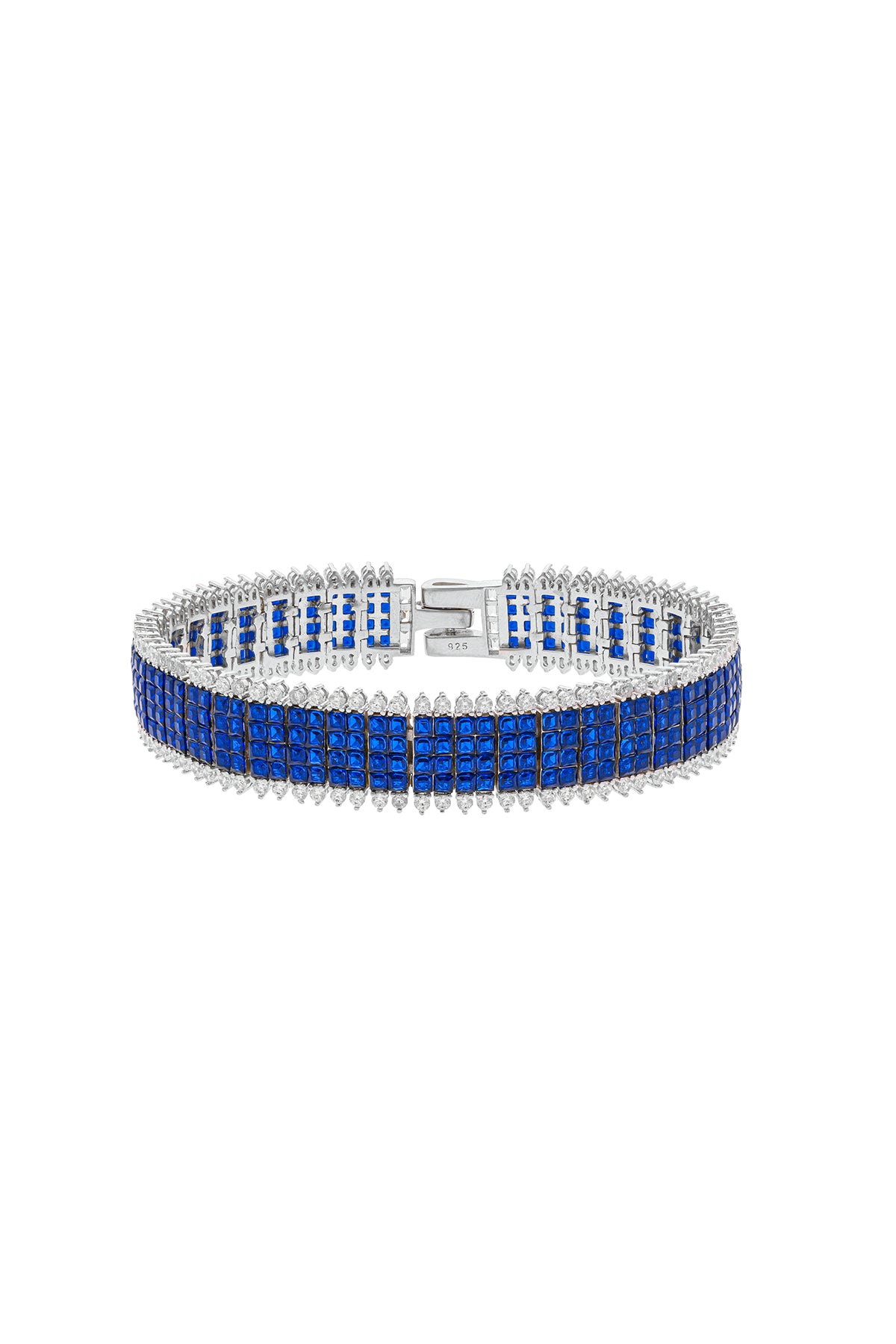 Enchanted Blue Sapphire Path Bracelet