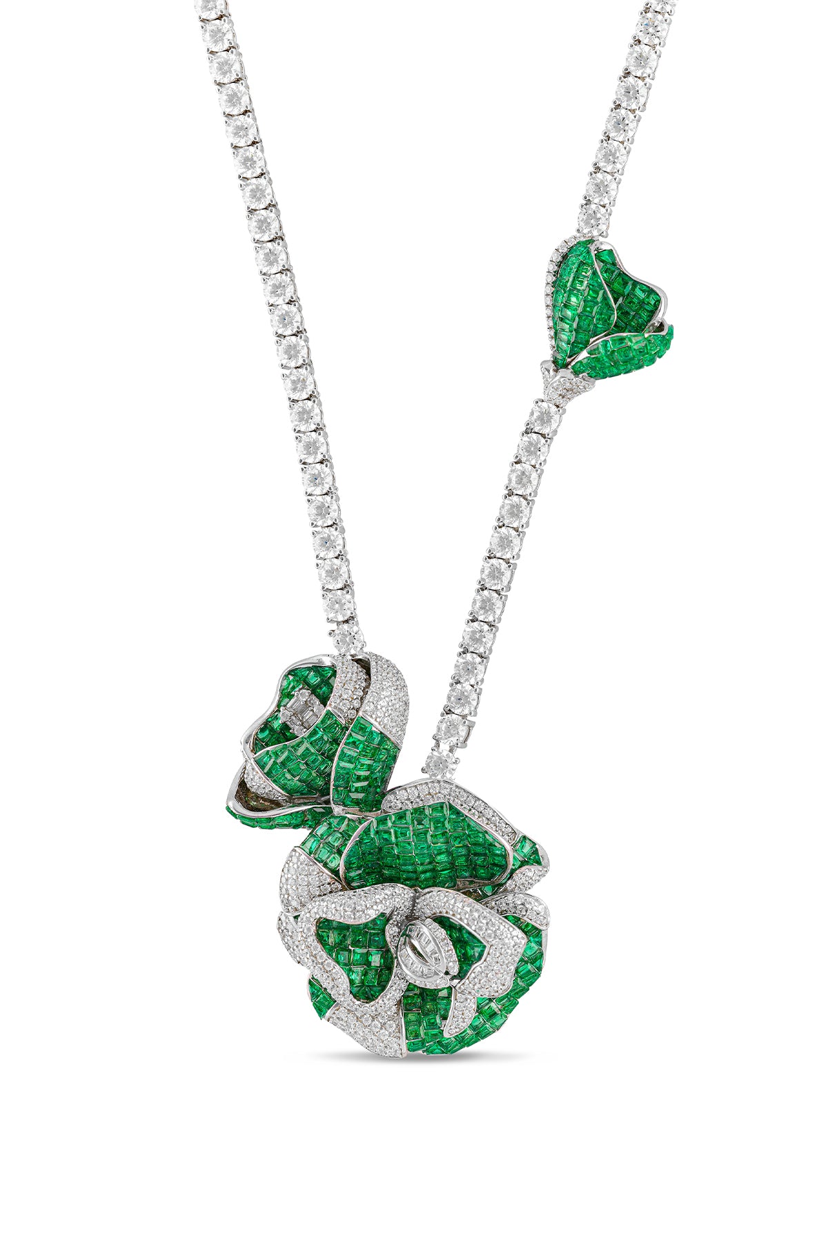 Wildflower Emerald Green Whispers Necklace