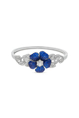 Enchanted Grove Blossom Cuff Bracelet