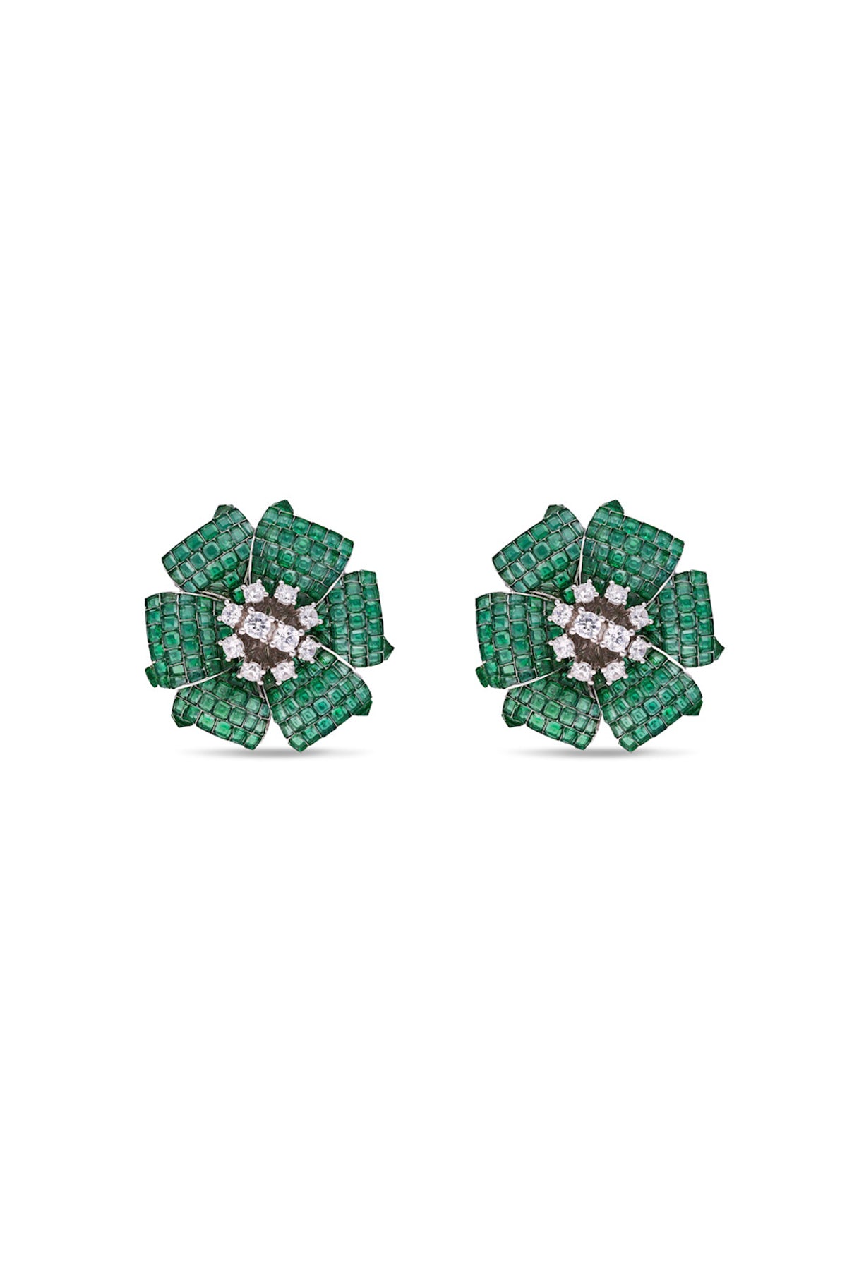 Mystical Petal Cascade Studs Earrings