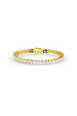 Marquise Shaped Solitaire Tennis Bracelet