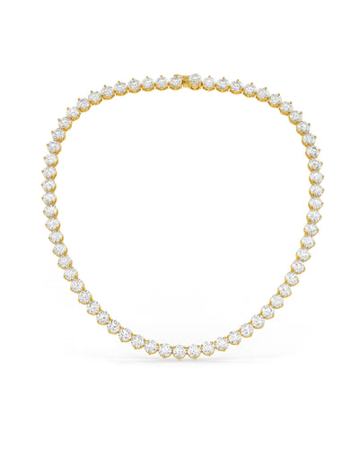Brilliant Round Shaped Solitaire Necklace