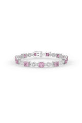 Pink Regal Tennis Bracelet