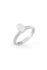 Pear Shaped 6x8mm Solitaire Engagement Ring