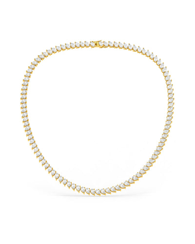 Pear Shaped Solitaire Necklace