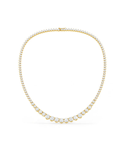 Brilliant Round Shaped Solitaire Necklace