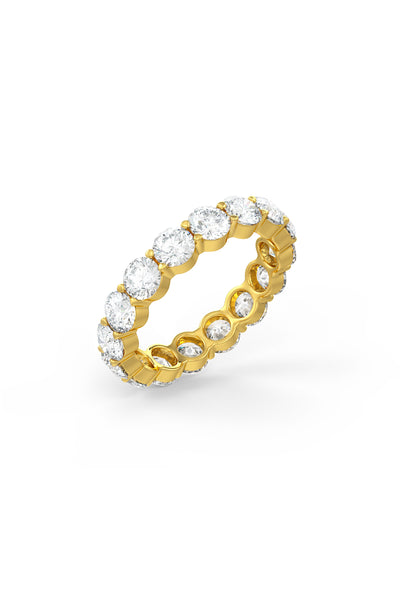 Brilliant Round Shaped Solitaire Wedding Bands