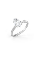 Marquise Cut 5x10mm Solitaire Engagement Ring