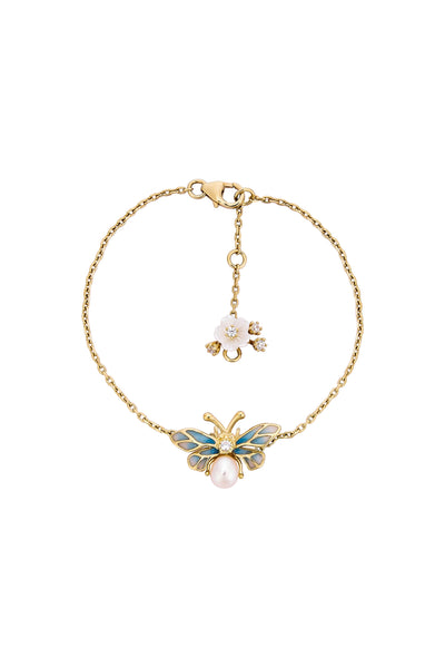 Blue Enchanted Butterfly Bracelet