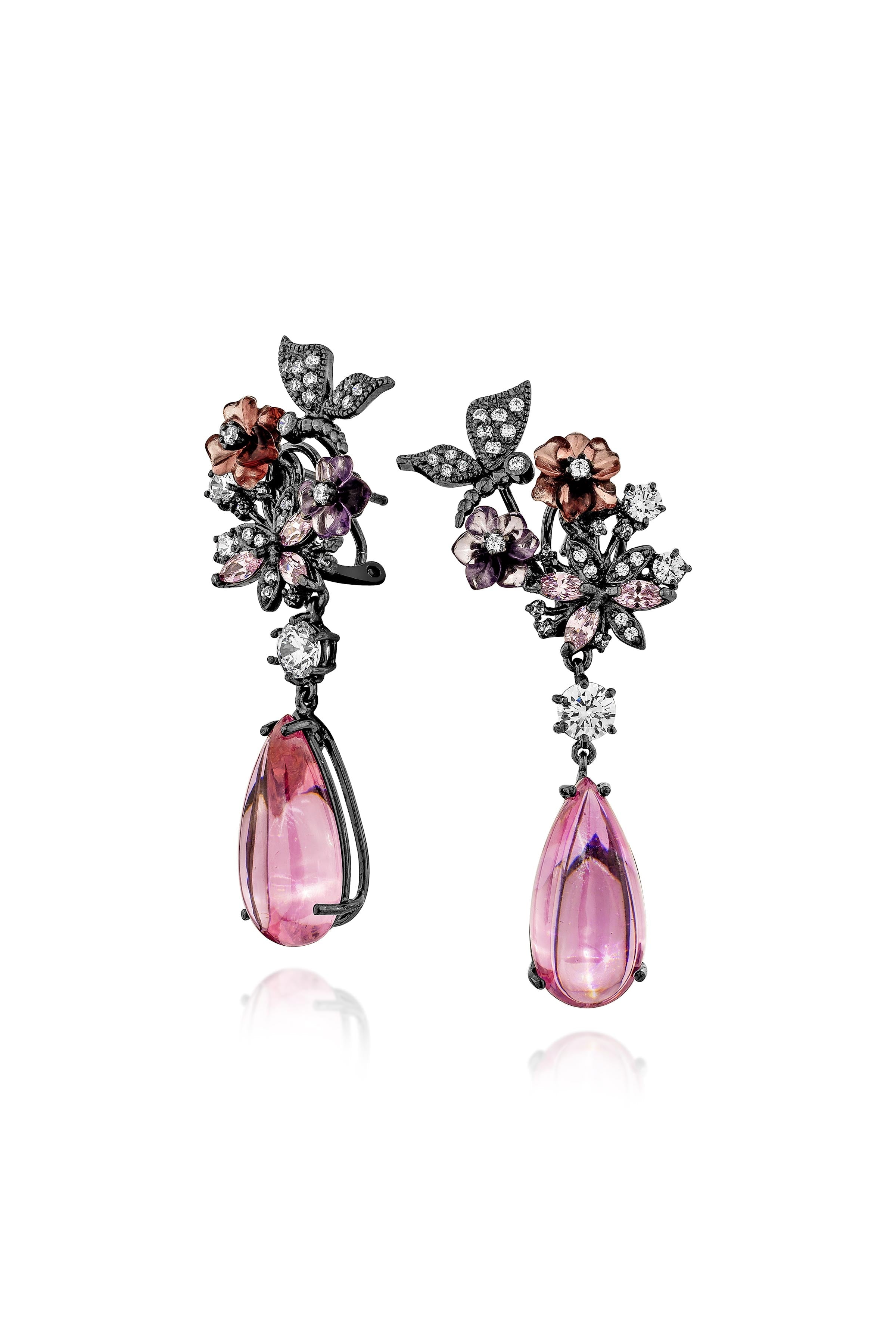 Victorian Bloom Dangler Earrings