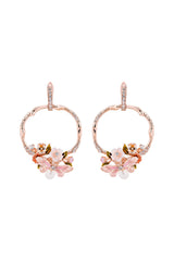 Wildflower Serenade Hoop Earrings