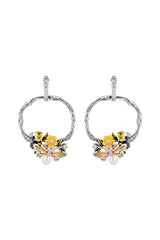 Wildflower Serenade Hoop Earrings