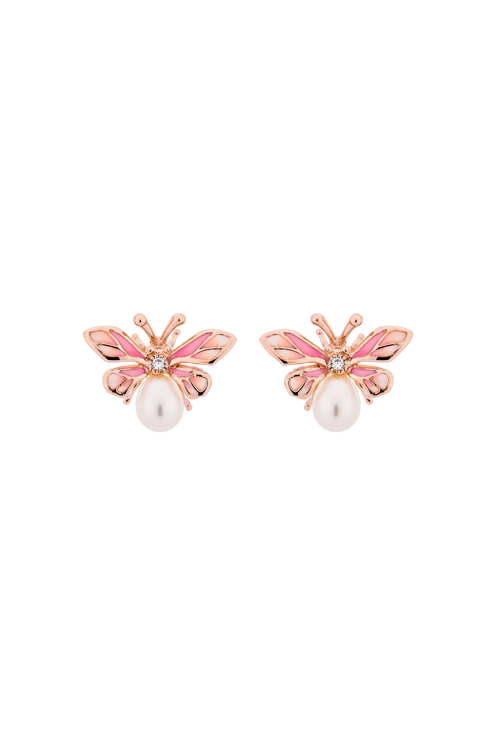 Mystic Butterfly Stud Earrings