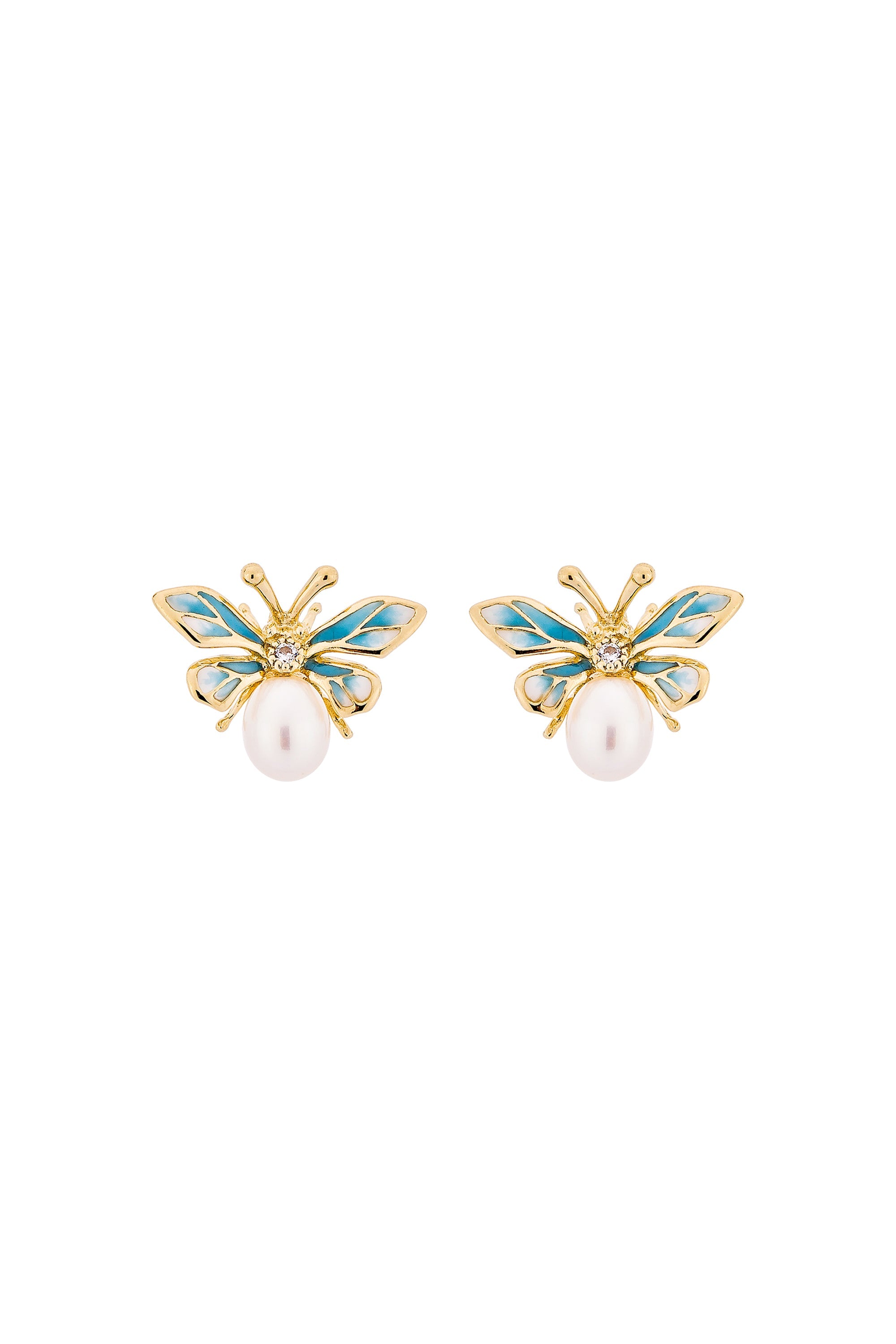 Mystic Butterfly Stud Earrings