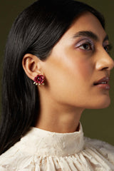 Enchanted Rosebud Stud Earrings