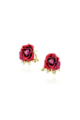 Enchanted Rosebud Stud Earrings