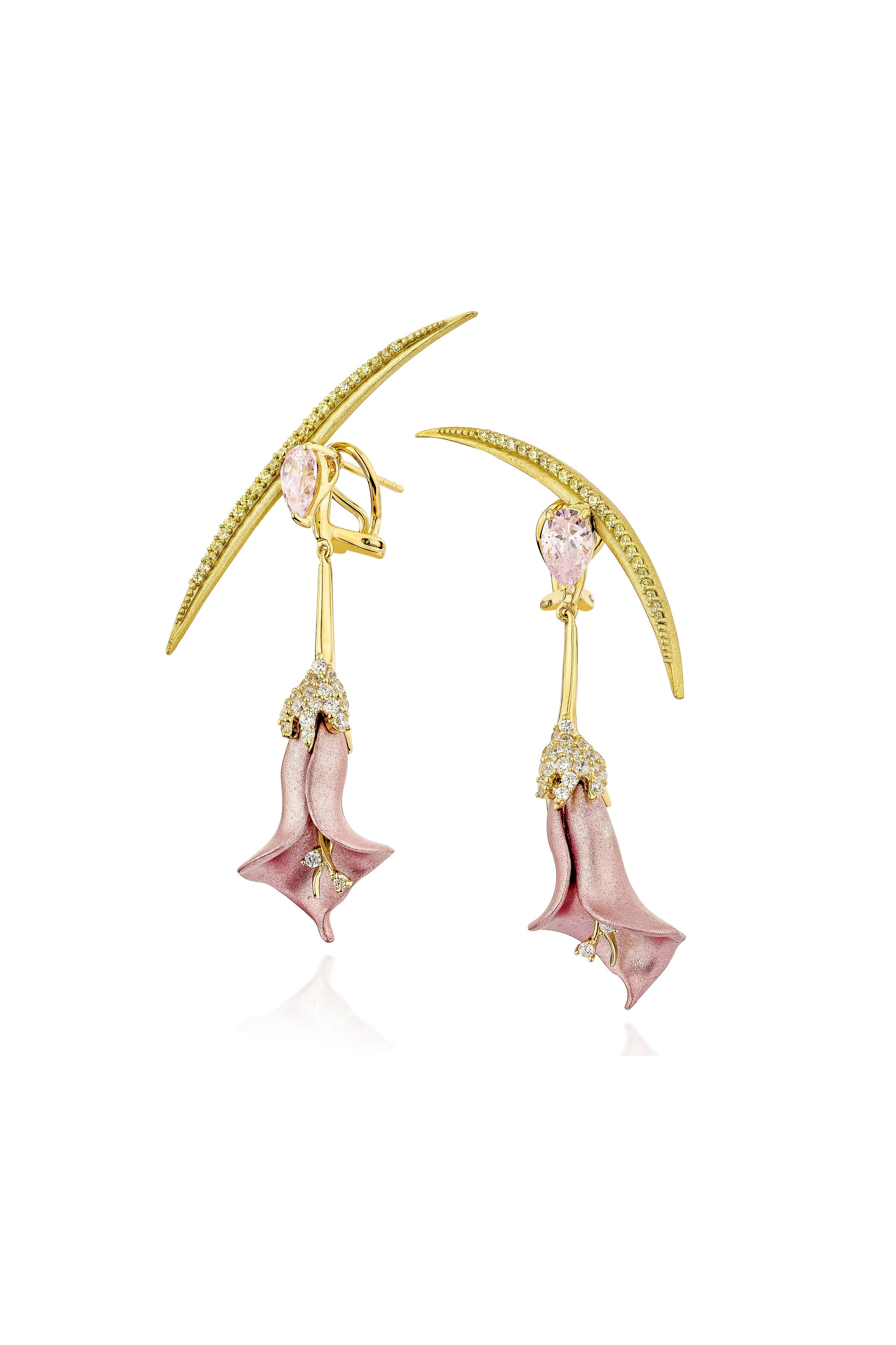 Dream Of A Lily Dangler Earrings