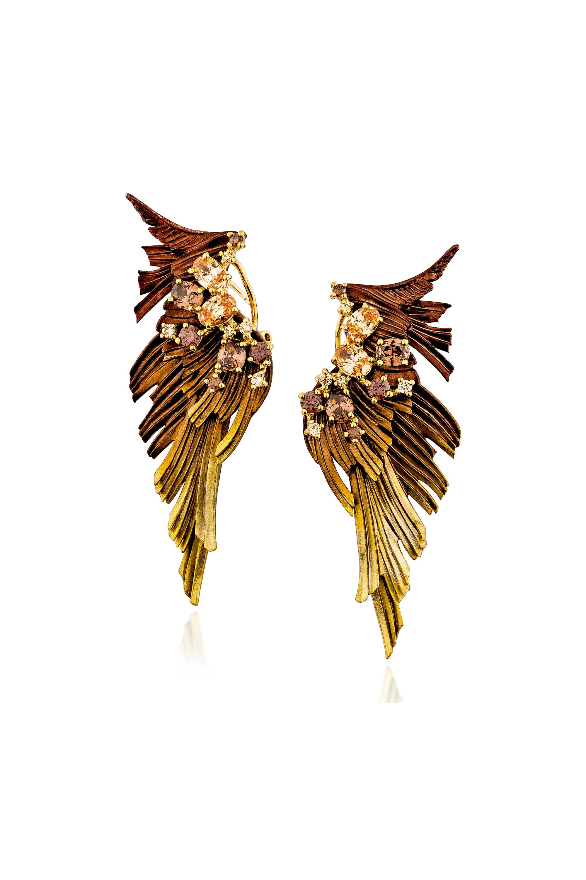 Aurora Wings Dangler Earrings