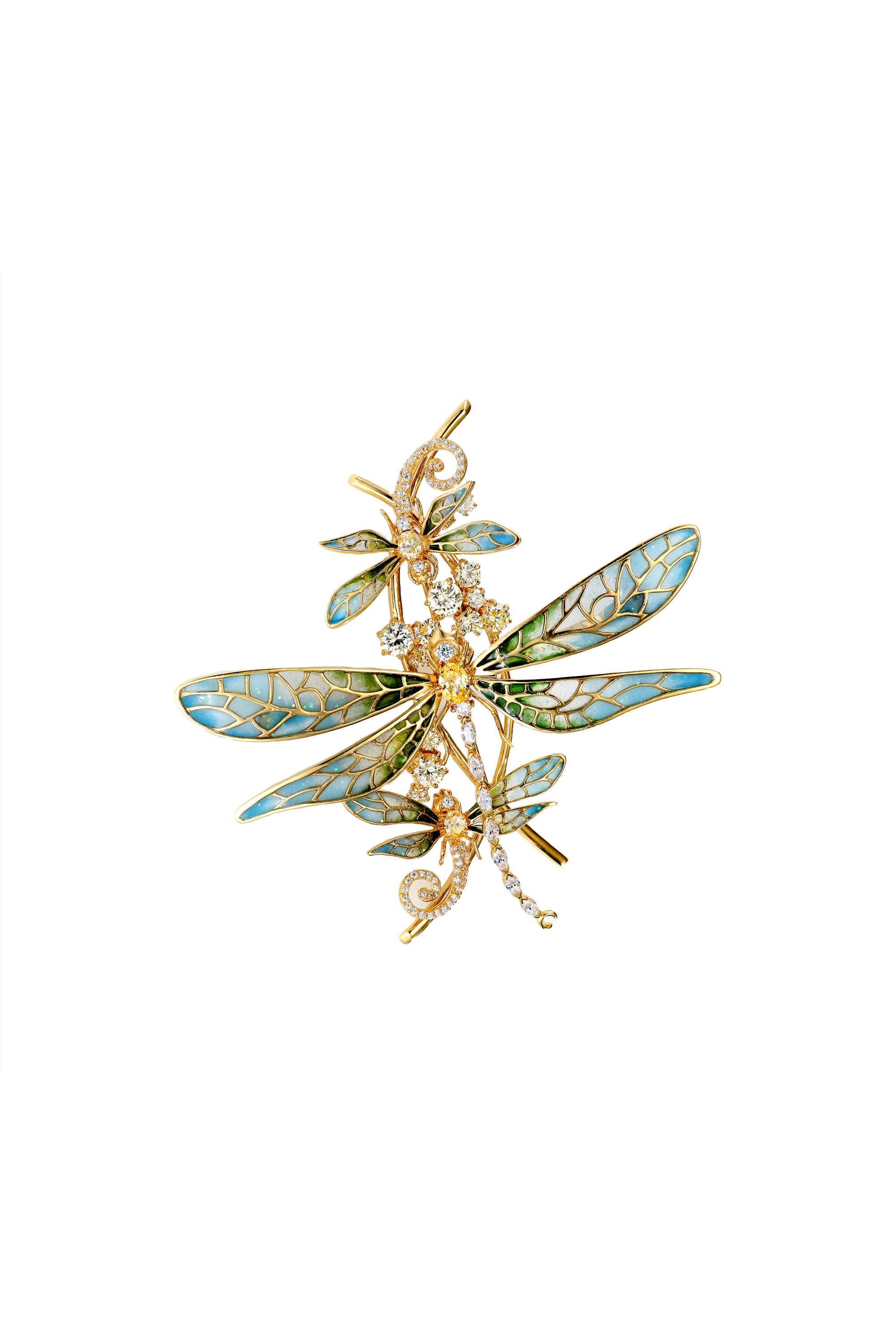 Emperor Dragonfly Statement Brooch