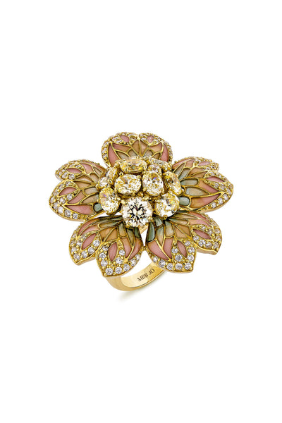 Gold Wonderland Petal Cocktail Ring