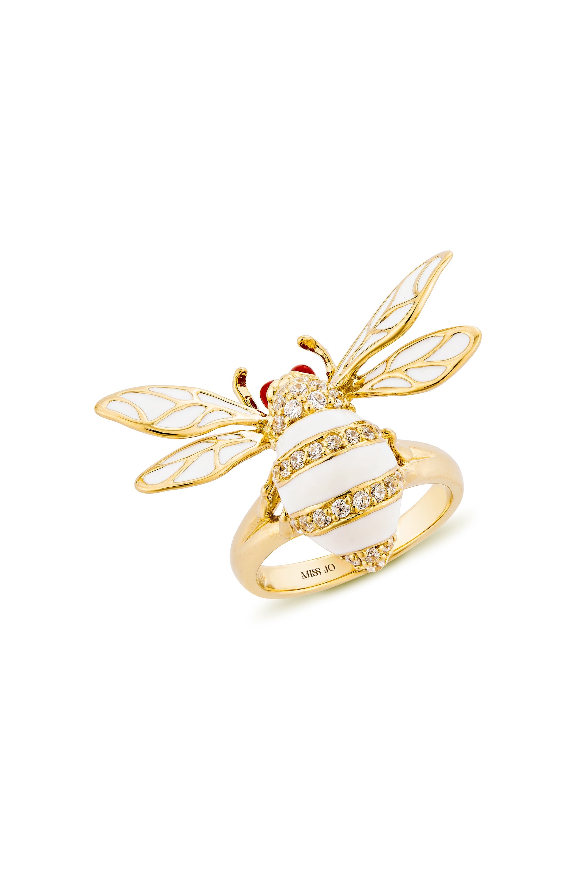 Majestic Bee Cocktail Ring