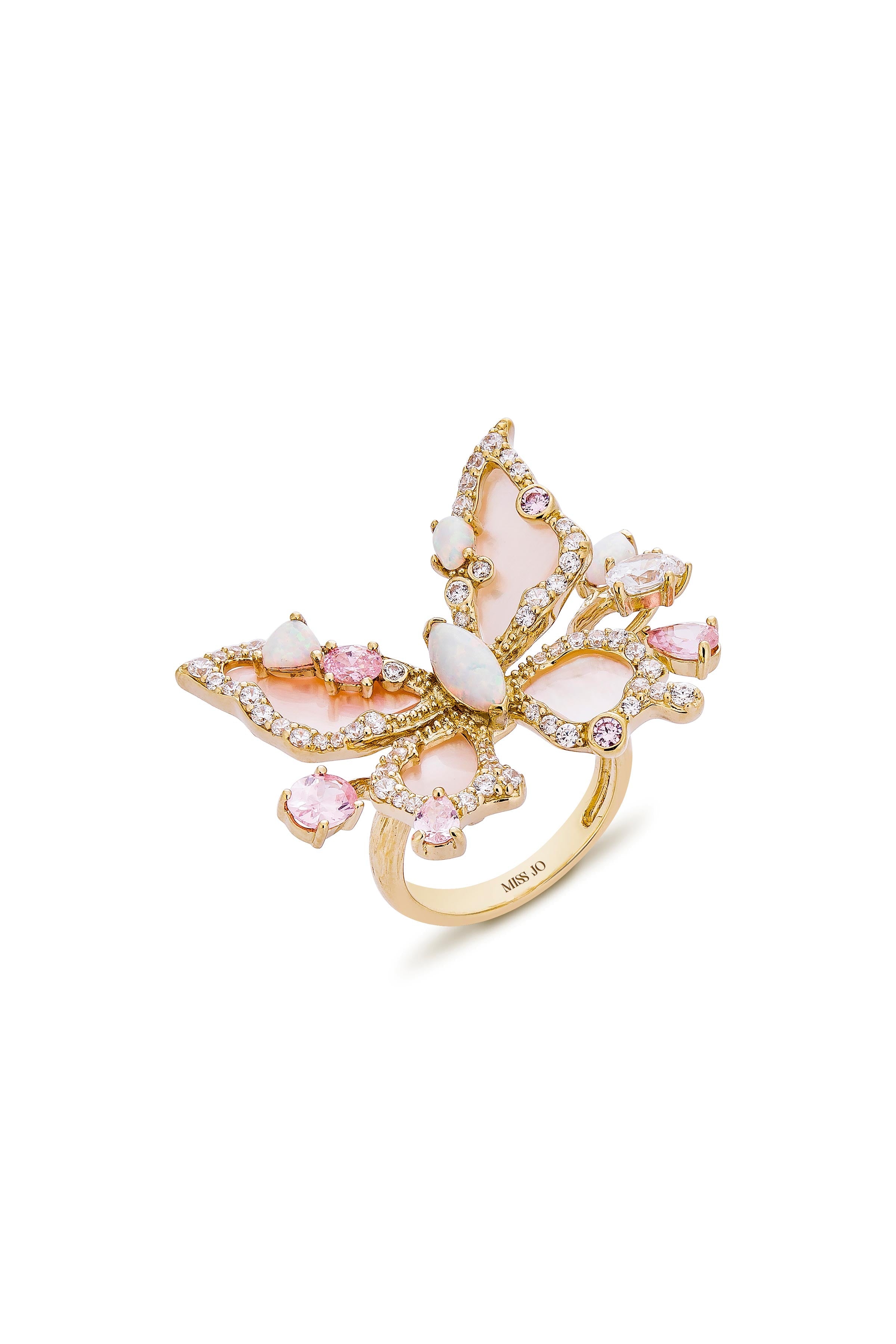 Butterfly Serenade Cocktail Ring