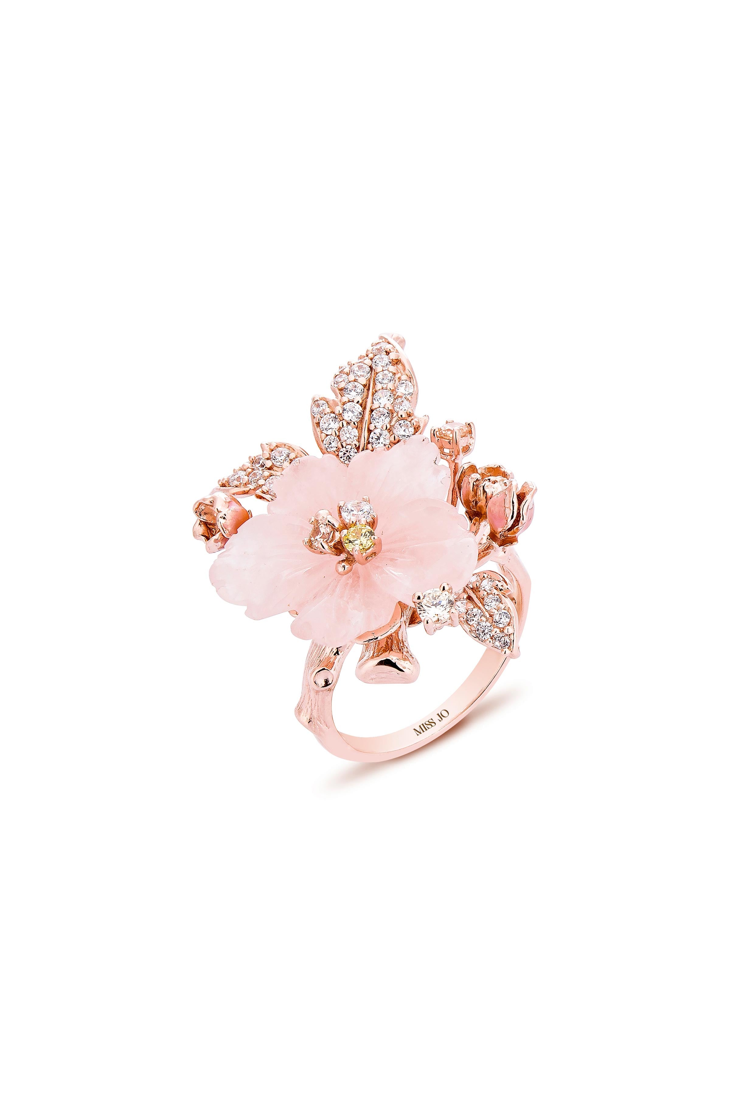 Poppy Waltz Cocktail Ring