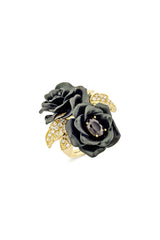 Mystic Rose Bouquet Cocktail Ring