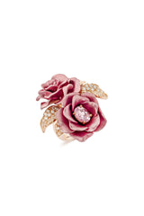 Mystic Rose Bouquet Cocktail Ring