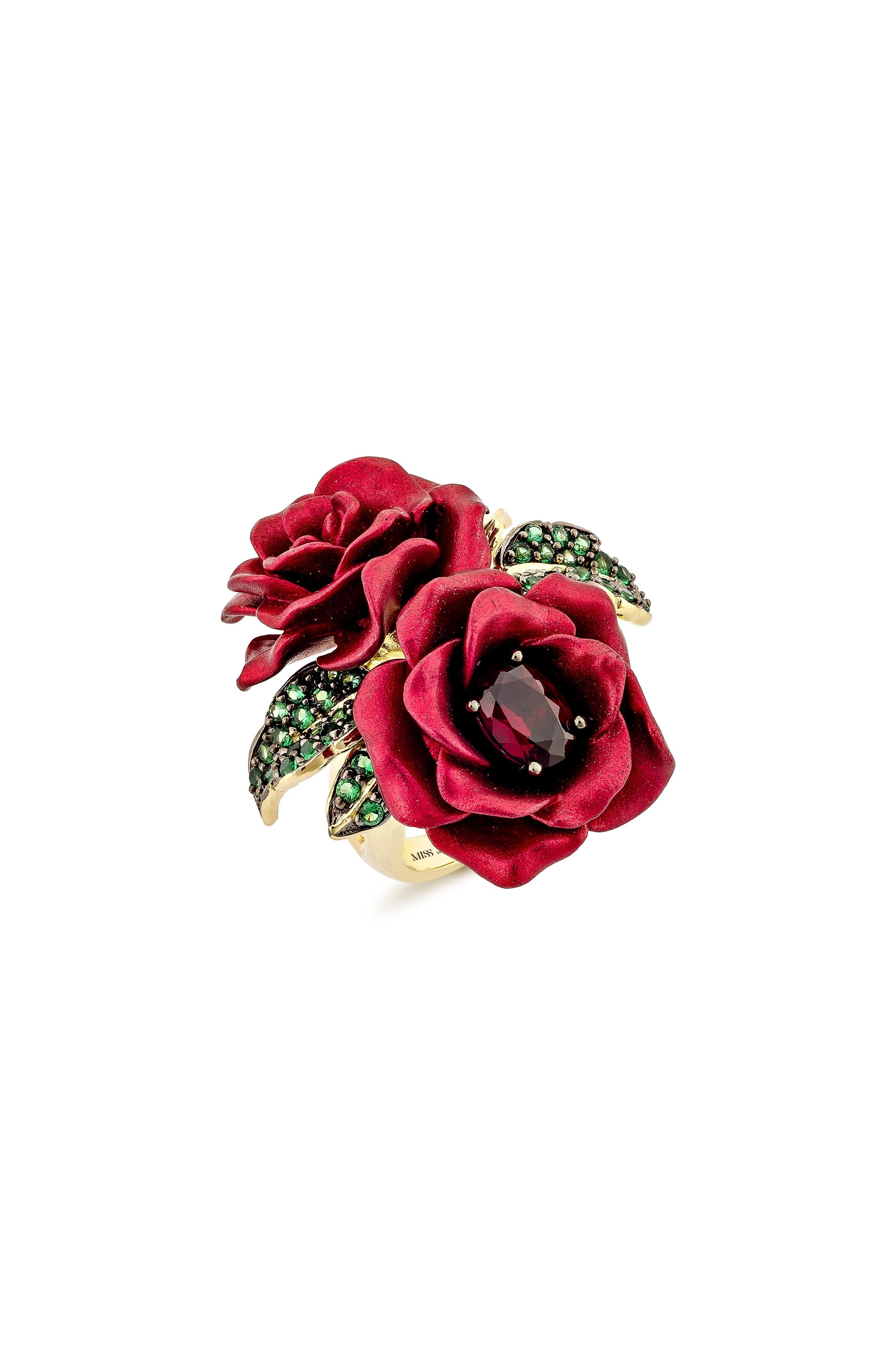 Mystic Rose Bouquet Cocktail Ring