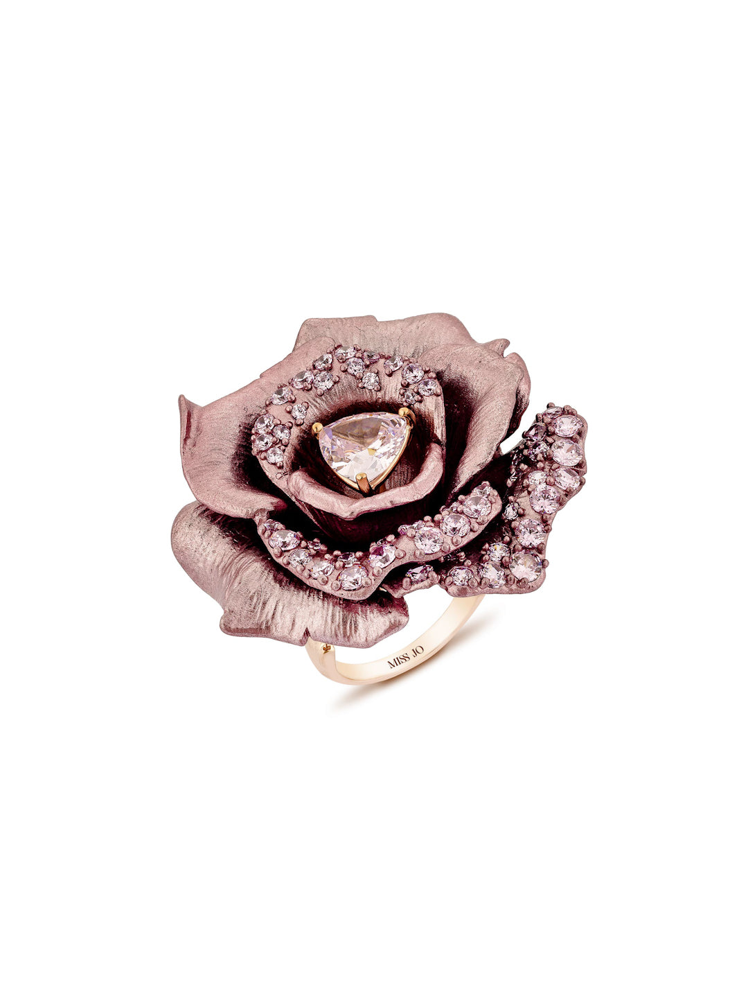 Majestic Rosa Gleam Cocktail Ring