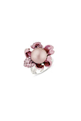 Pearl Blossom Cocktail Ring