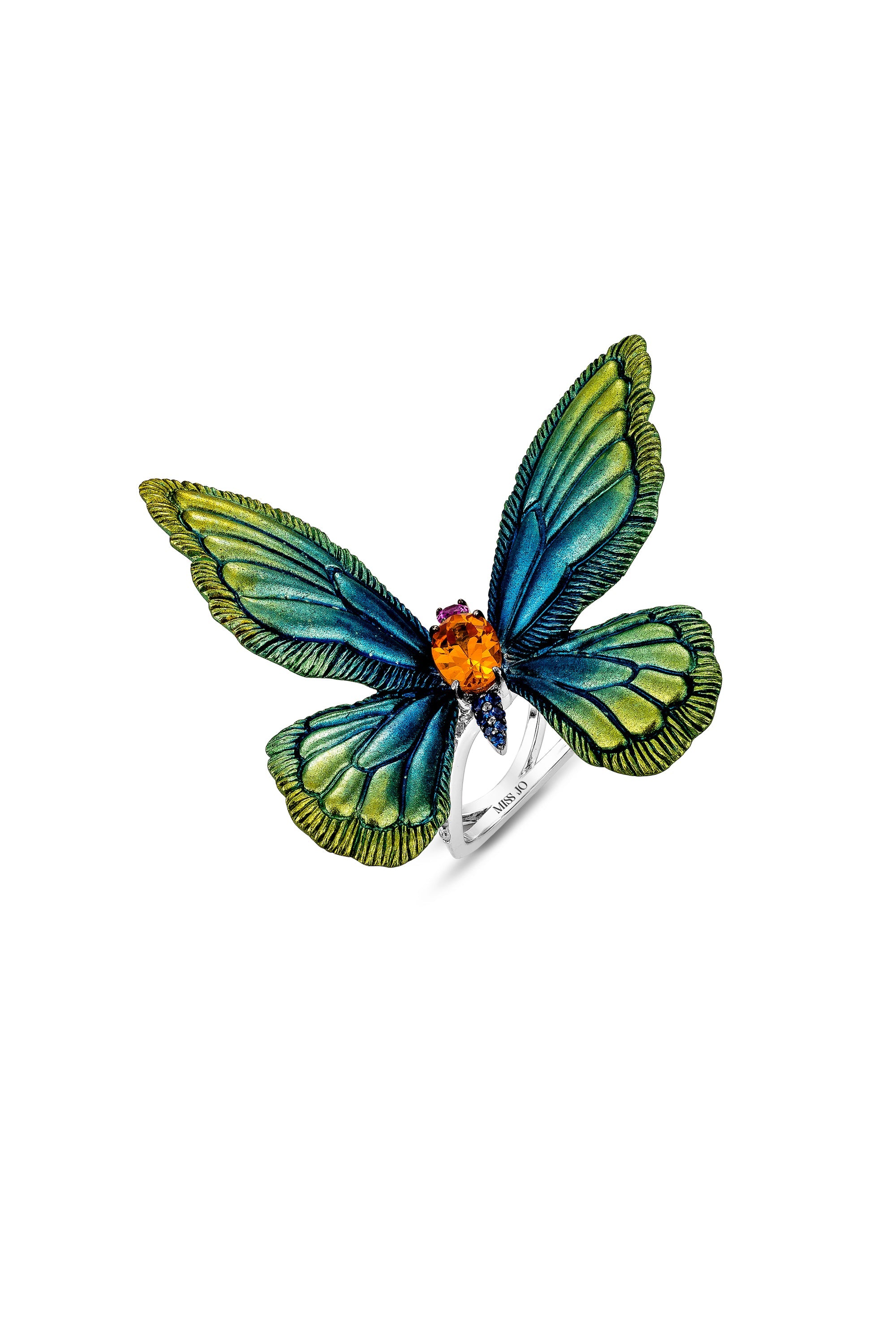 Mystic Butterfly Cocktail Ring