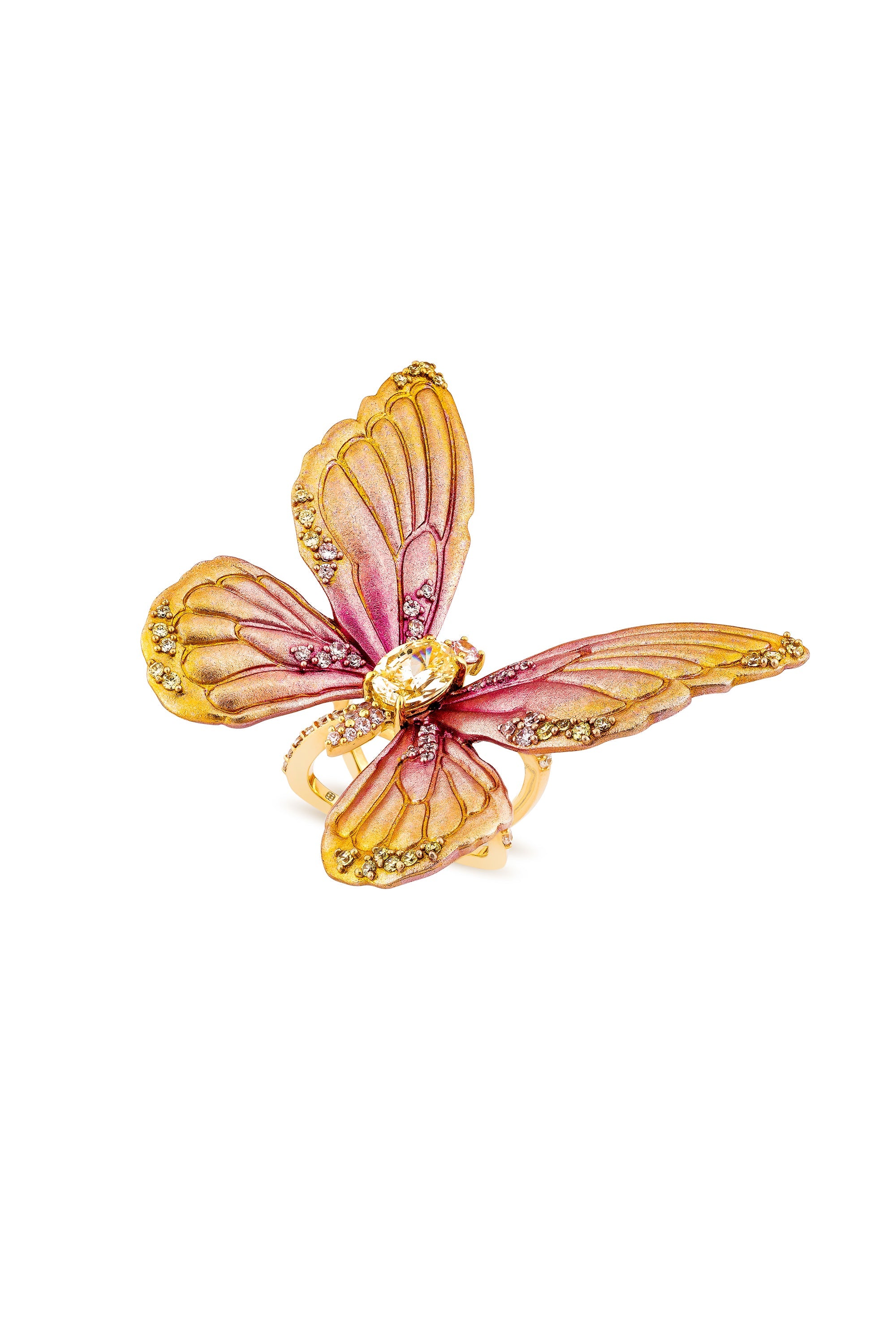 Mystic Butterfly Cocktail Ring