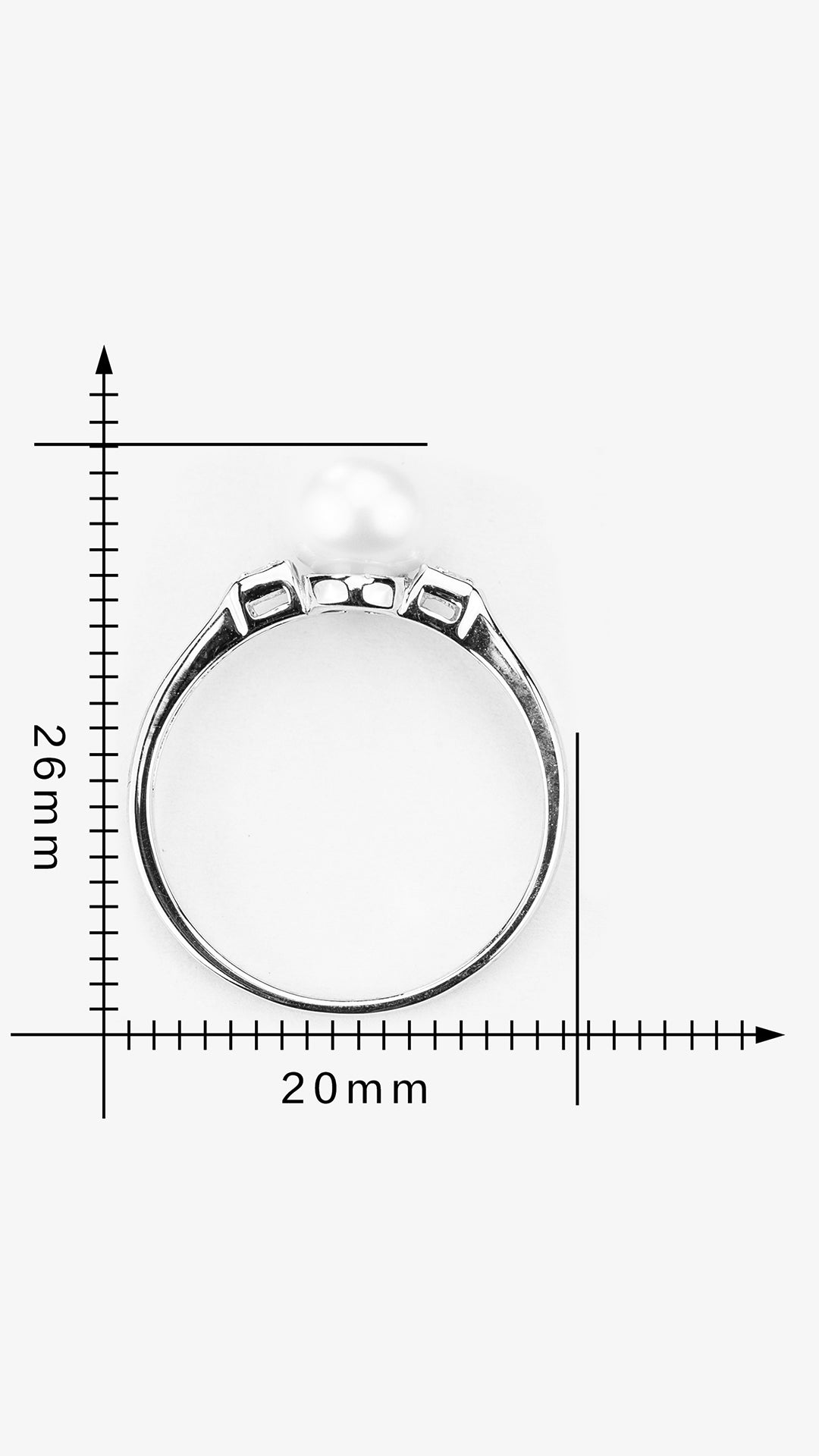 Elegant Pearl Stud Ring