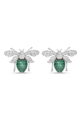 Enchanted Hive Honey Bee Studs Earrings