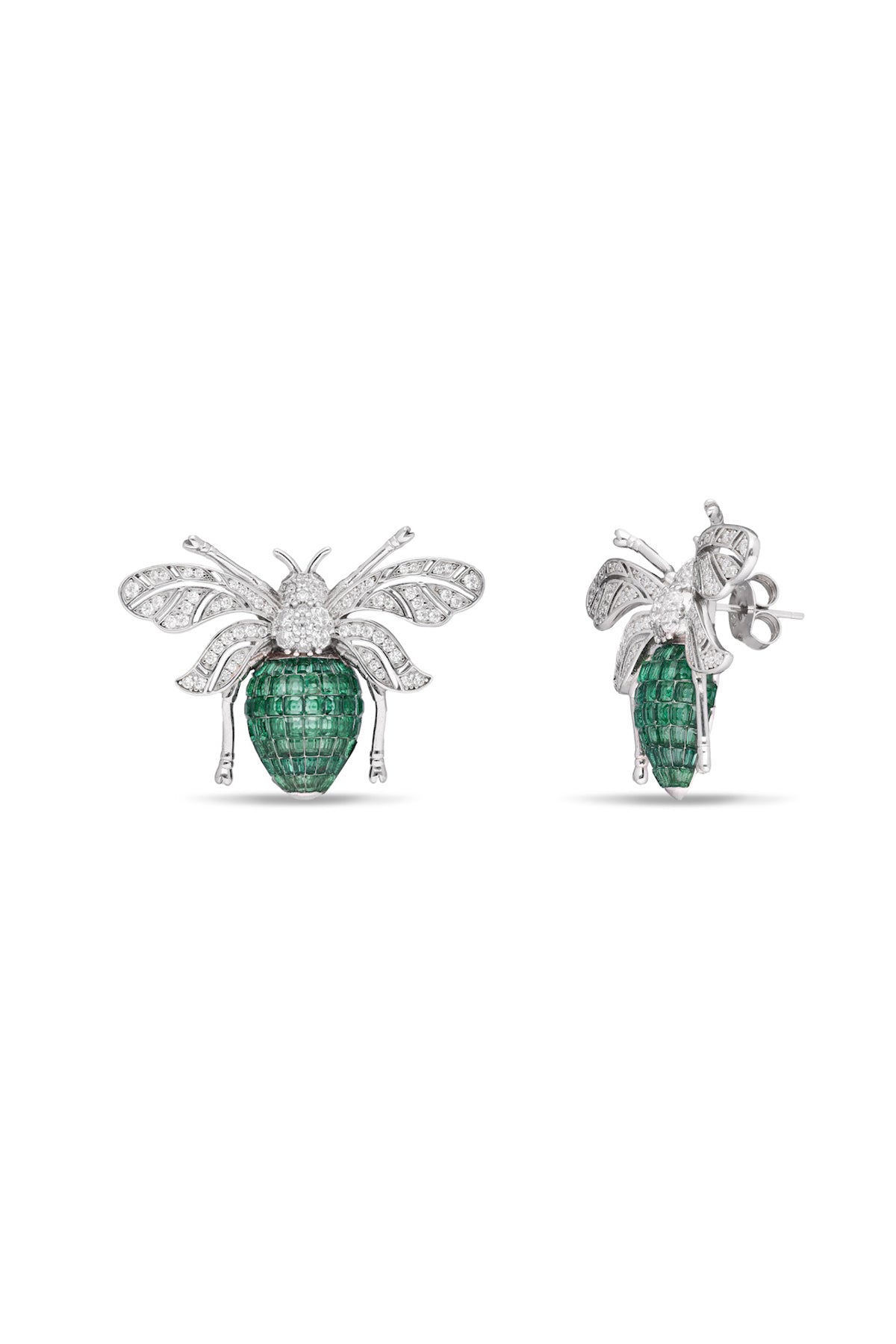 Enchanted Hive Honey Bee Studs Earrings