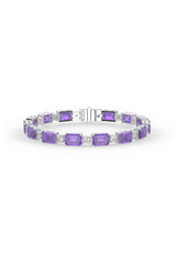 Amethyst Elegance Tennis Bracelet