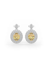 Yellow Twilight Sparkle Statement Earrings