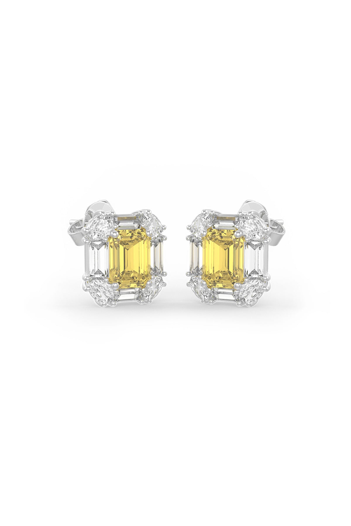 Sunshine Sparkle Stud Earrings