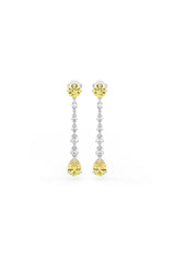 Yellow Sapphire Serenade Dangler Earrings