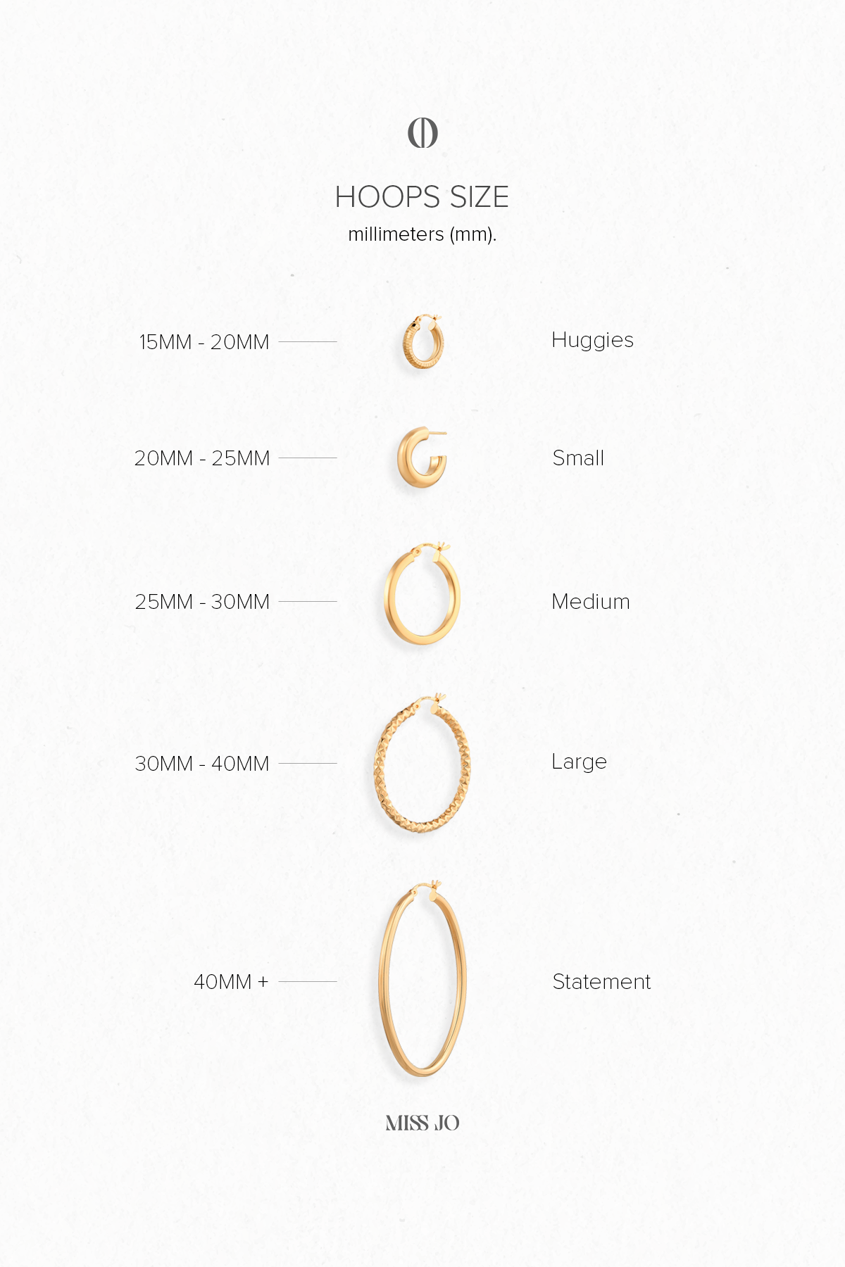 Egyptian Textured Large Hoop Earrings - Main Image