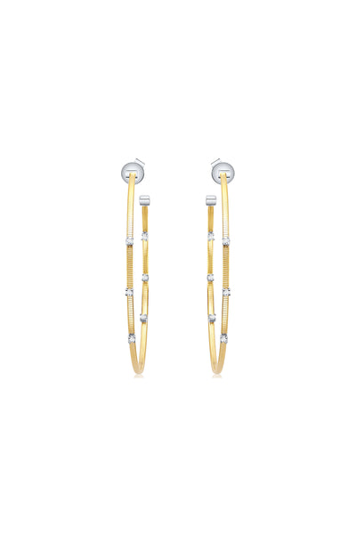 Siena Celeste Hoop Earrings