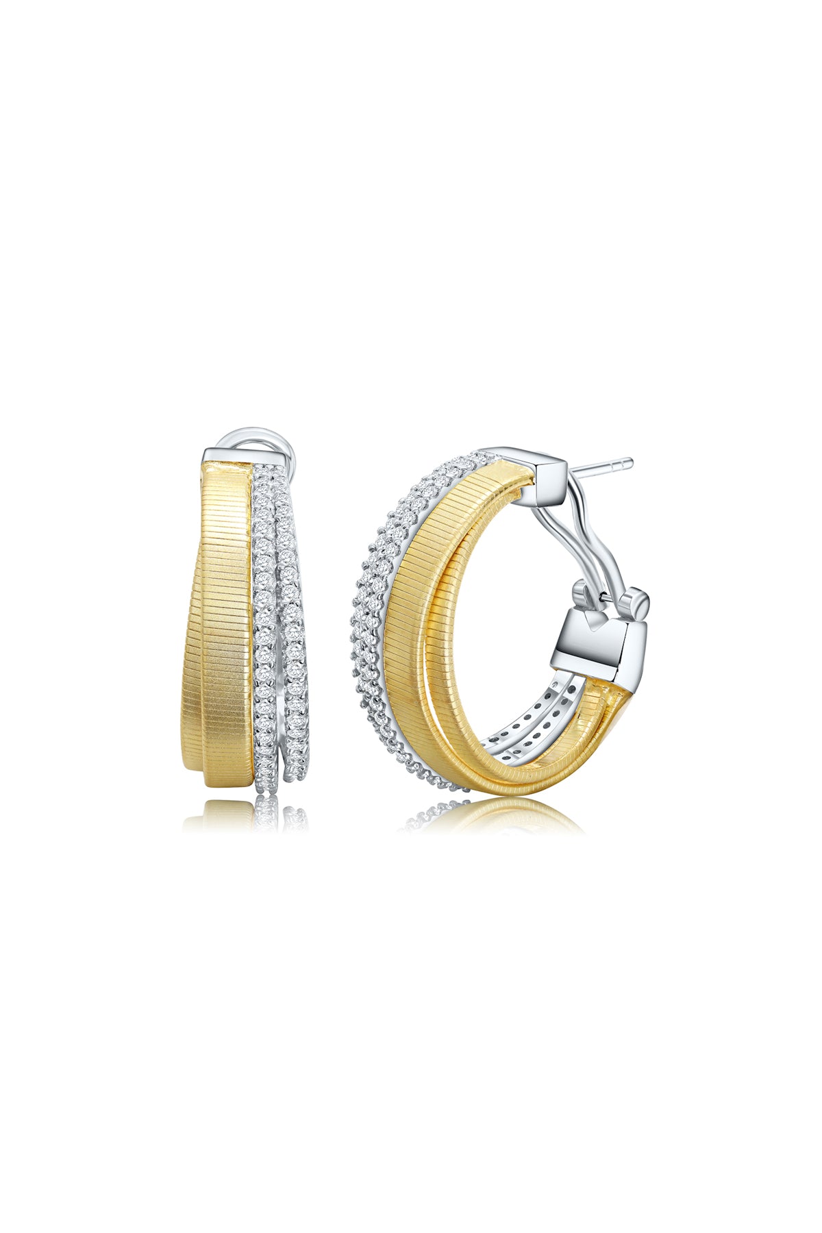 Duo Radiance Hoop Earrings