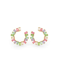 Alba Glow Hoop Earrings
