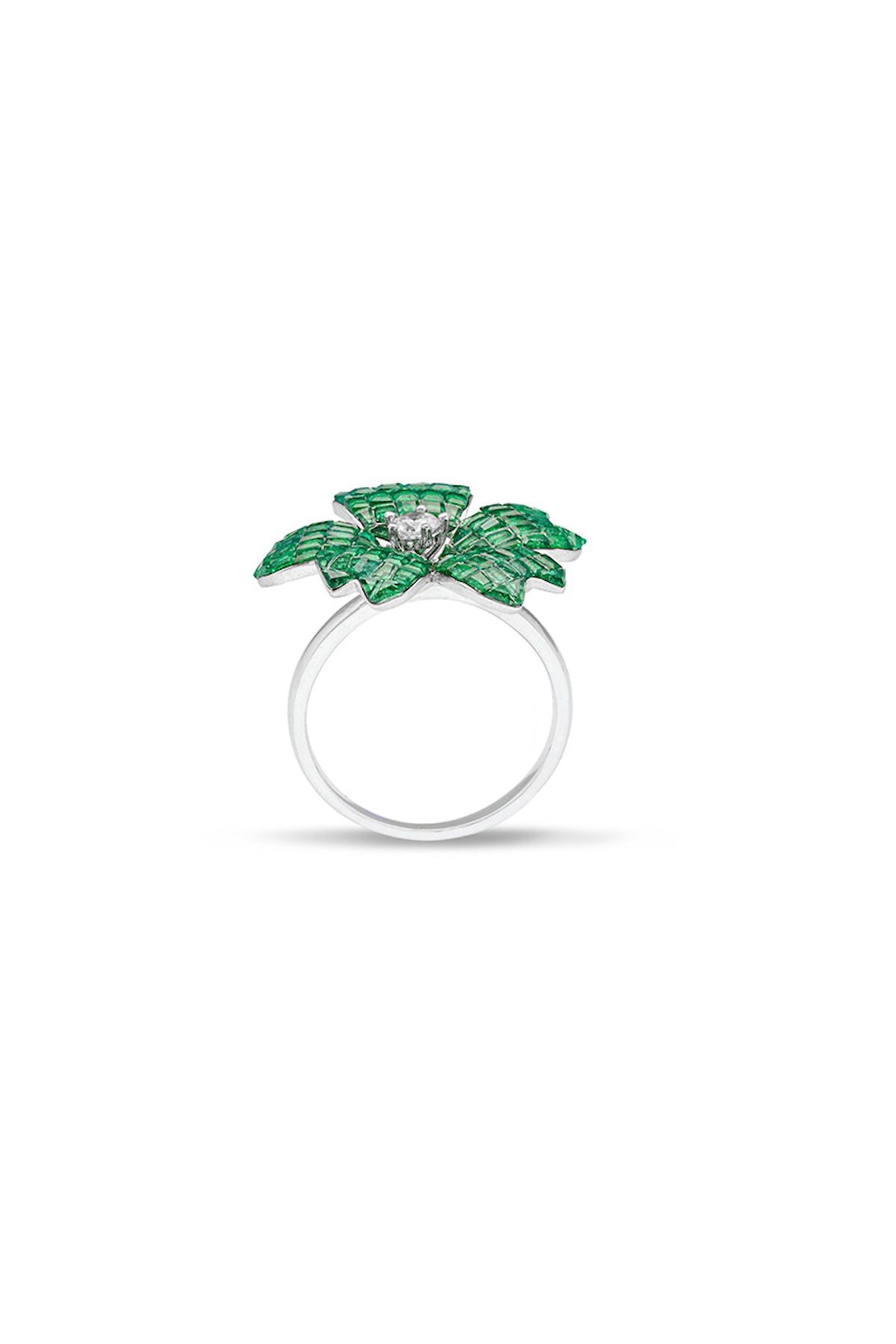 Enchanted Petal Symphony Cocktail Ring