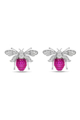 Enchanted Hive Honey Bee Studs Earrings