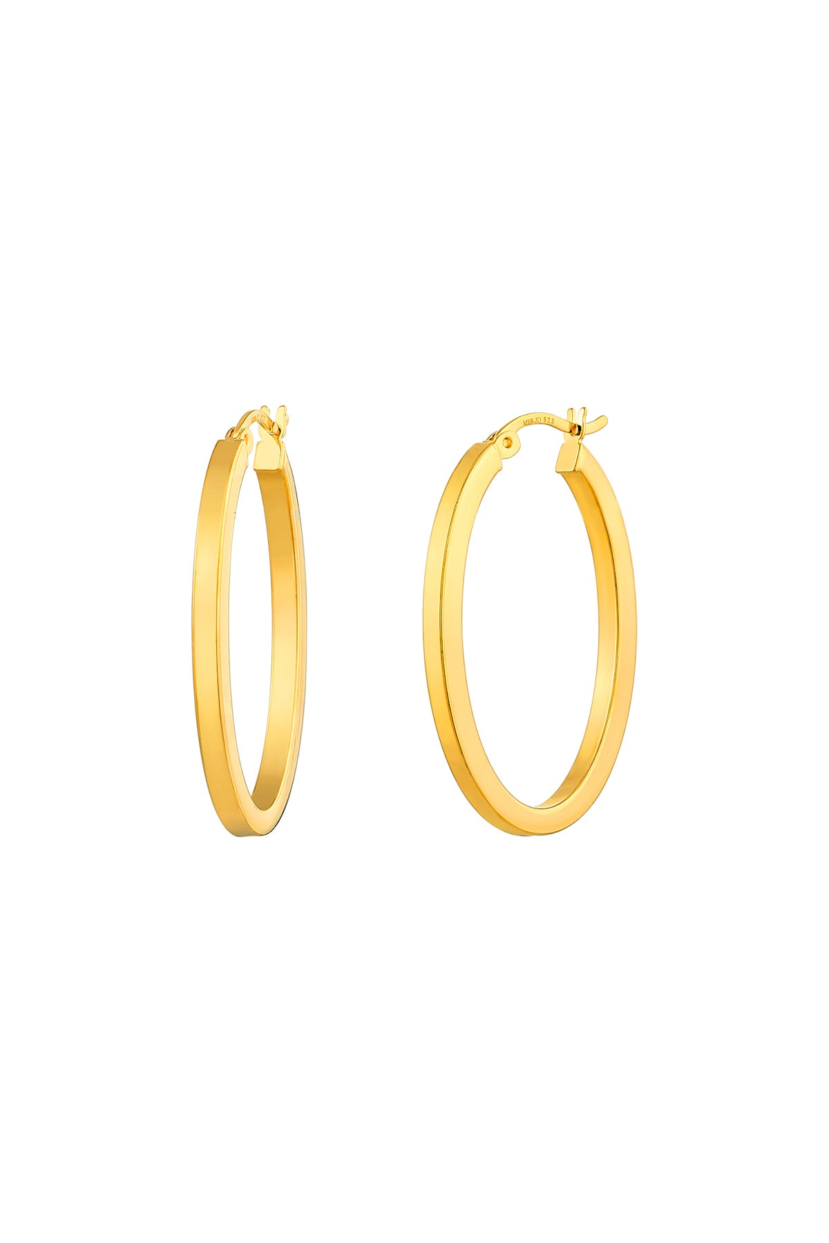 Timeless Oval Large Hoop Earrings