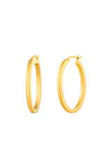 Timeless Oval Large Hoop Earrings